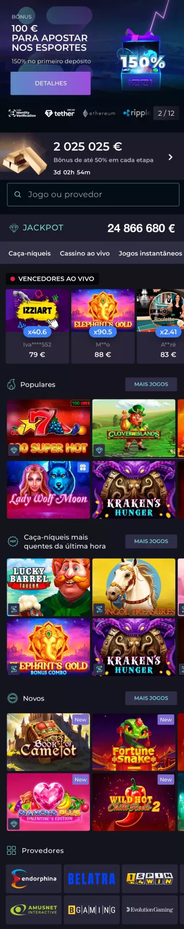 melhores bônus de cassino