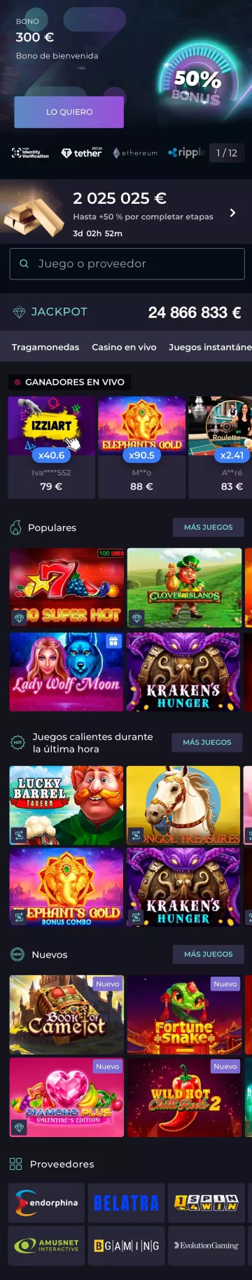 mejores bonos de casino